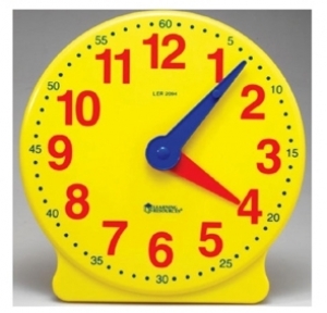 [러닝리소스] [RL2094] 시계 - 학습용 시계 교사용 (대형) / 시간학습
