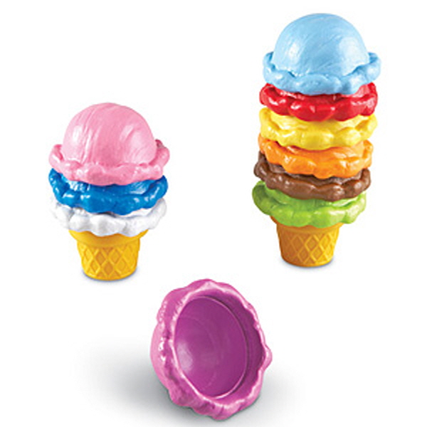[EDU 7349] 무지개 아이스크림 ② Smart Snacks® Rainbow Color Cones™ / 달콤한 아이스크림 쌓기놀이로 기초 수세기 활동