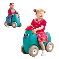 [Step2][승용완구] 빨간모자 아기차 / 유아 자동차 / 손잡이 / 편안한 좌석 / 넓은 바퀴