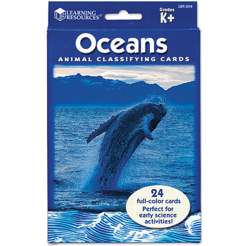[EDU 2914] 동물 분류 카드 - 바다 동물 Animal Classfying Cards Oceans / 동물관찰