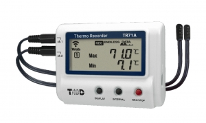 [온도기록계] 데이터로거 (TR-71A) / 디지털 정밀온도기록계 / 블루투스, WiFi, USB케이블 연결 온도 기록·확인 가능
