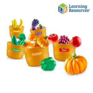 [러닝리소스] 과일야채 색깔구별세트 / 과일야채 모형 / 색상 인지와 분류학습 / 수세기 / 농작물 단위 학습