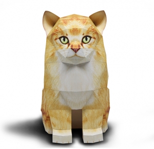 노르웨이 숲 고양이 만들기 / 고양이 DIY 페이퍼크래프트 / 인테리어크래프트 / 종이공작 / 인테리어 소품