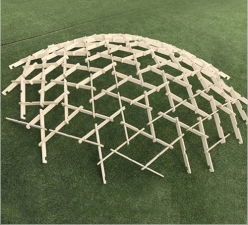 [수학교구] 지오메트릭돔100(Davinch Dome Sticks) - 100피스 1세트 / 대형 그리드 / 상호지지구조 이해 / 고대 건축물 이해 / 동아리 활동교구