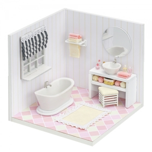 [나노룸] 욕실세트 Bathroom Set / DIY 미니어처 나노블럭 / DIY 미니어처소품