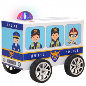 삐요삐요 출동하는 경찰차(4인용) / LED경찰차만들기 / 역할놀이로 경찰관의 역할학습