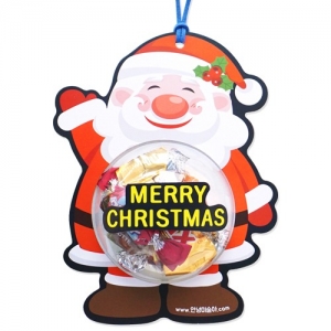 뚱뚱 산타 사탕목걸이(4인용) *최소수량 3개 / 크리스마스선물케이스